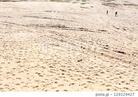 View on Bledowska Desert from the viewpoint in Chechlo (Poland) 129129427