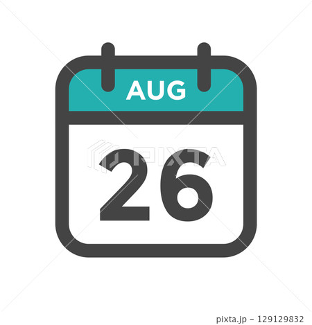 August 26 Calendar Day or Calender Date for Deadlines or Appointment August 26 Calendar Day or Calender Date for Deadlines or Appointment 129129832