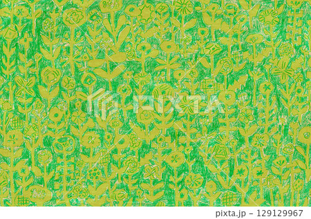 手描きイラスト 植物の背景素材 手描きイラスト 植物の背景素材 129129967