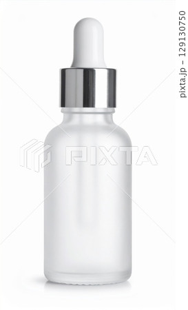 Frosted White Glass Dropper Bottle with Silver Accents for Essential Oils and Serums Frosted White Glass Dropper Bottle with Silver Accents for Essential Oils and Serums 129130750
