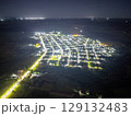 Itaja, Goias, Brazil - 05 02 2024: small town of Itaja in the interior of Goias during the night 129132483