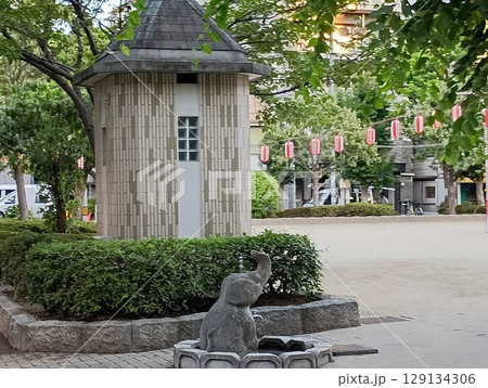 「夏の予感、ゾウのいる公園で」 129134306