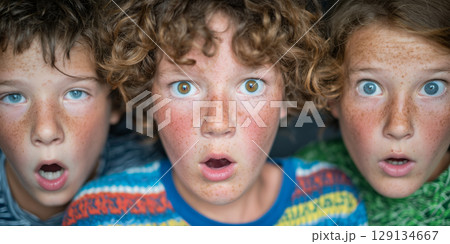 Captivated Expressions of Surprise 129134667