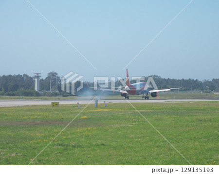 ポルトガル ポルト フランシスコ・サー・カルネイロ空港 着陸 ポルトガル ポルト フランシスコ・サー・カルネイロ空港 着陸 129135193