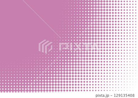 Diagonal purple halftone dots on soft gradient Diagonal purple halftone dots on soft gradient 129135408