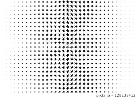 Halftone star pattern with central gradient Halftone star pattern with central gradient 129135412
