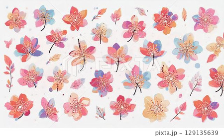 オシャレで可愛いお花の壁紙4 129135639