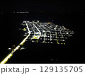 Itaja, Goias, Brazil - 05 02 2024: small town of Itaja in the interior of Goias during the night 129135705
