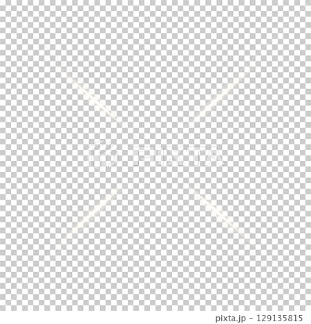 透明背景上白色發光的交叉光刃 透明背景上白色發光的交叉光刃 129135815