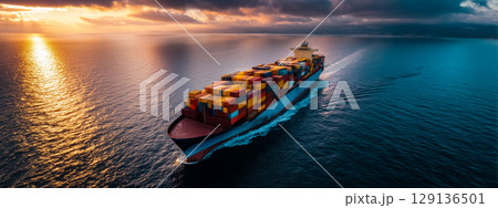 グローバル輸送のコンセプト グローバル輸送のコンセプト 129136501