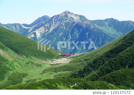 鷲羽岳と水晶岳 129137172