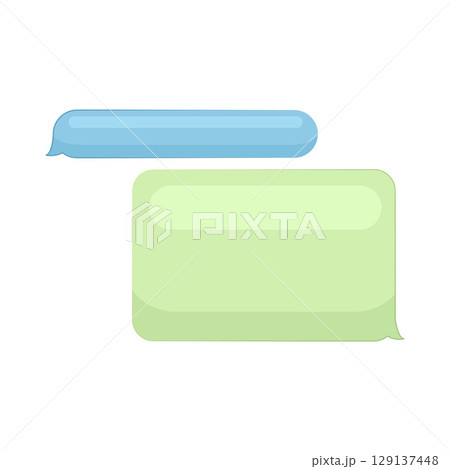 Illustration of Chat Box 129137448