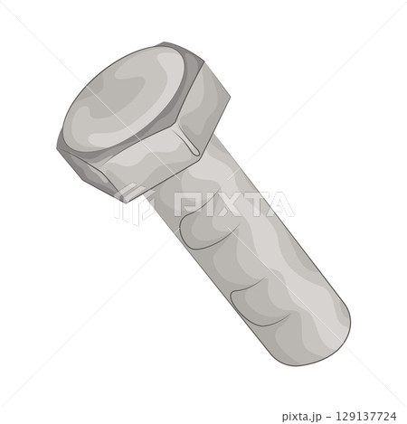 Illustration of Screw Illustration of Screw 129137724