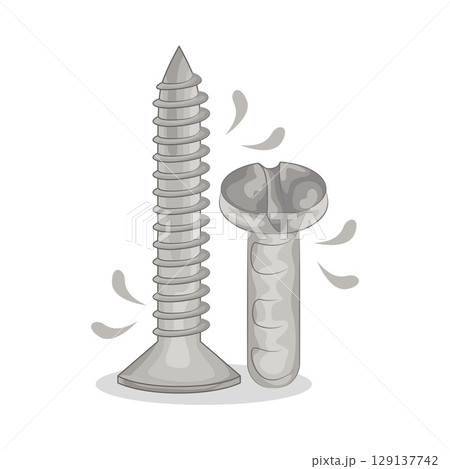 Illustration of Screw  129137742