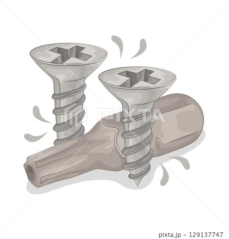 Illustration of Screw  129137747