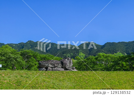 飛鳥時代の歴史遺産 _ 明日香村 石舞台古墳 飛鳥時代の歴史遺産 _ 明日香村 石舞台古墳 129138532
