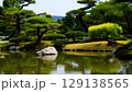 日本庭園イメージ画像 129138565