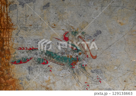 飛鳥時代の壁画古墳 _ 明日香村 高松塚古墳 飛鳥時代の壁画古墳 _ 明日香村 高松塚古墳 129138663