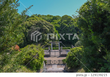 古代の陵墓-明日香村・欽明天皇陵 古代の陵墓-明日香村・欽明天皇陵 129139215