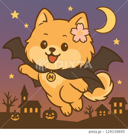 Moa Illustration Series Halloween ハロウィンイラスト 129139695