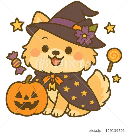 Moa Illustration Series Halloween ハロウィンイラスト 129139701