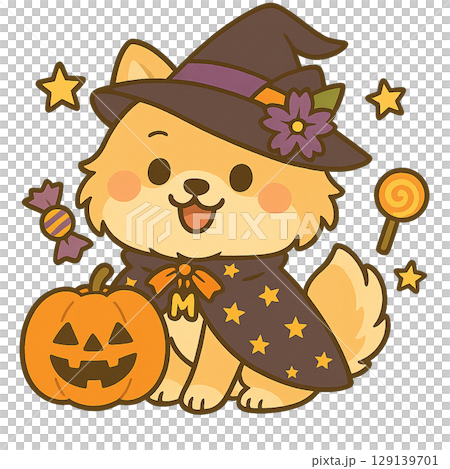 Moa Illustration Series Halloween ハロウィンイラスト 129139701