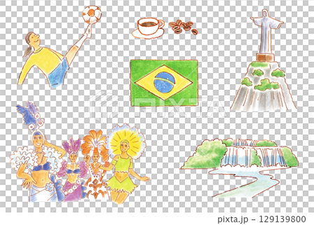 Handwritten Brazil set Handwritten Brazil set 129139800