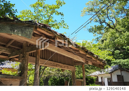 萩城跡指月公園の風景（山口県） 129140148