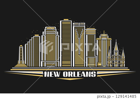 Vector illustration of New Orleans 129141485