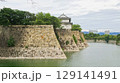大阪城の石垣の連なり 129141491