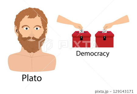 illustration of History and sociology, democratic theory, Plato's Republic on Democracy, Athenian democracy developed around the fifth century B.C.E 129143171