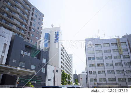 台東区役所のある風景 台東区役所のある風景 129143726