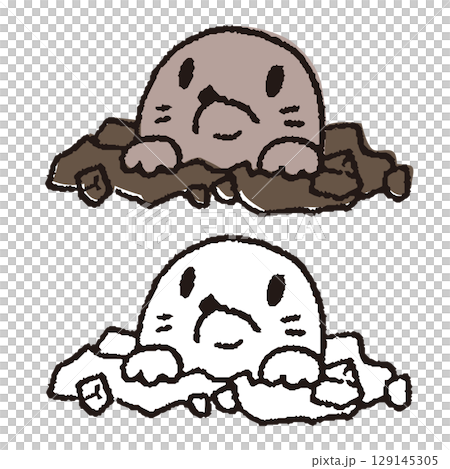 手繪鼴鼠2 129145305