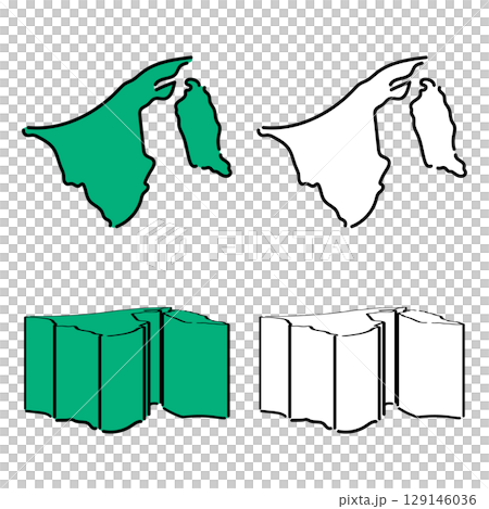 手寫汶萊達魯薩蘭國向量集01 手寫汶萊達魯薩蘭國向量集01 129146036