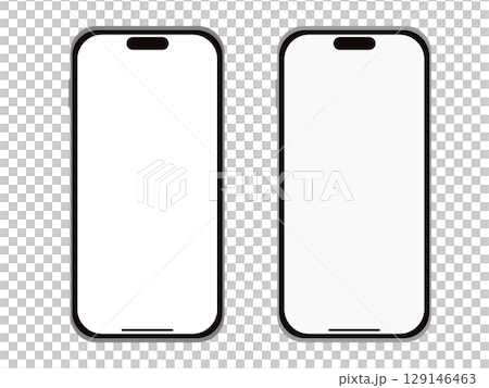 Silver smartphone 129146463
