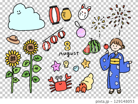 八月插圖集 129148053