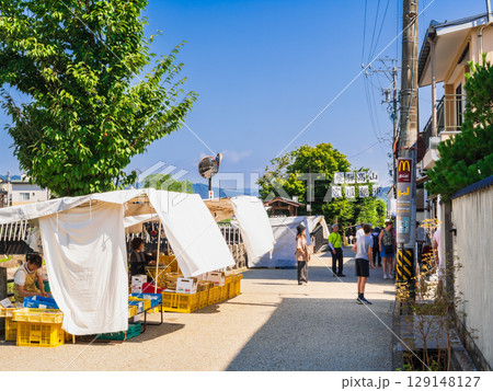 夏の飛騨高山　宮川朝市 129148127
