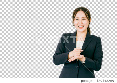 An inspired business woman (inspiration, idea, conviction) An inspired business woman (inspiration, idea, conviction) 129148269