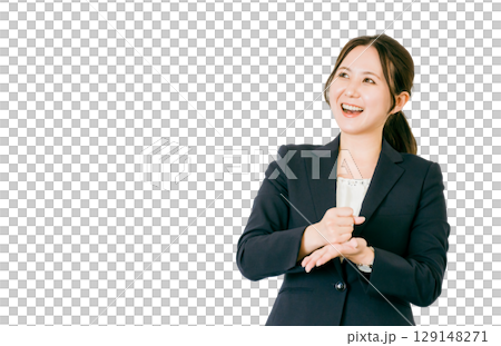 An inspired business woman (inspiration, idea, conviction) An inspired business woman (inspiration, idea, conviction) 129148271