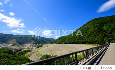 2025年8月ダム工事現場 夢仙人大橋より 秋田県 2025年8月ダム工事現場 夢仙人大橋より 秋田県 129149009
