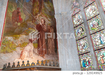 Saint Corentin cathedral, Quimper, finistere, brittany, france Saint Corentin cathedral, Quimper, finistere, brittany, france 129149925