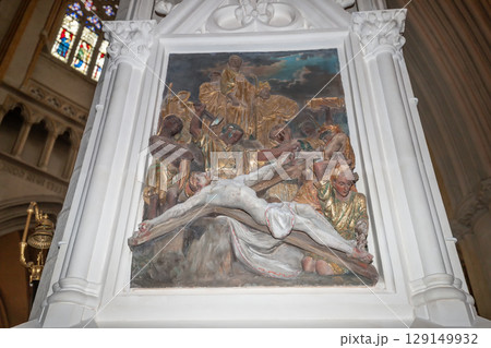 Saint Corentin cathedral, Quimper, finistere, brittany, france 129149932