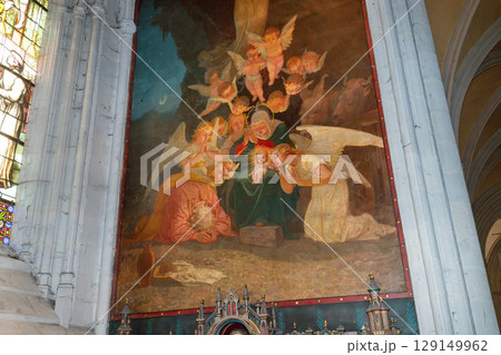 Saint Corentin cathedral, Quimper, finistere, brittany, france 129149962