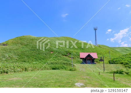 稚内の小さな村 抜海の港と神社 129150147