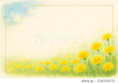 ポストカード　タンポポ 129150231