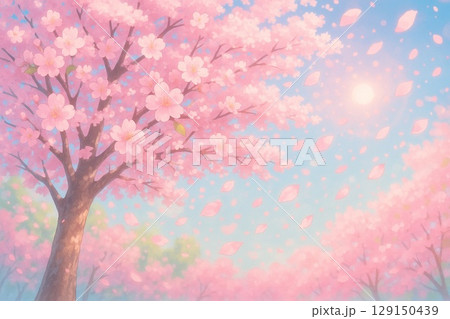 満開の桜 129150439