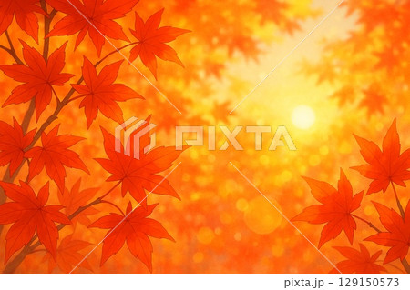 秋 紅葉 モミジ 秋 紅葉 モミジ 129150573