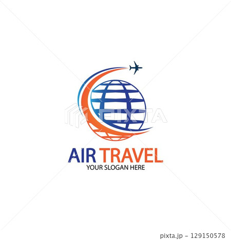 Air Travel logo vector icon design template-vector Air Travel logo vector icon design template-vector 129150578