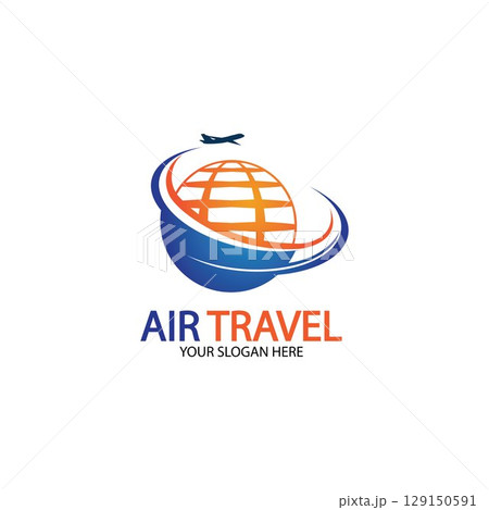 Air Travel logo vector icon design template-vector 129150591