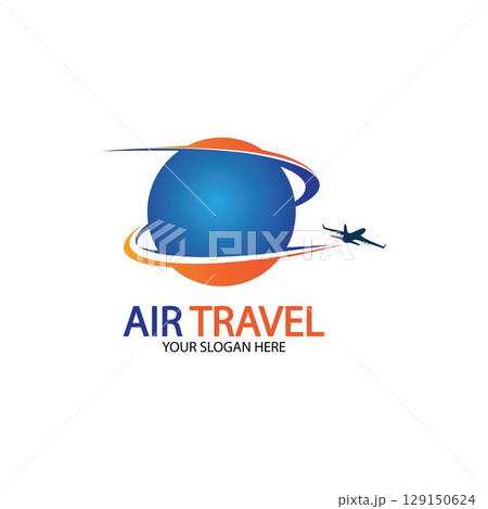 Air Travel logo vector icon design template-vector Air Travel logo vector icon design template-vector 129150624